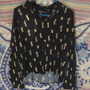 😍BOGO😍 Cute ZARA Basic Cactus Blouse